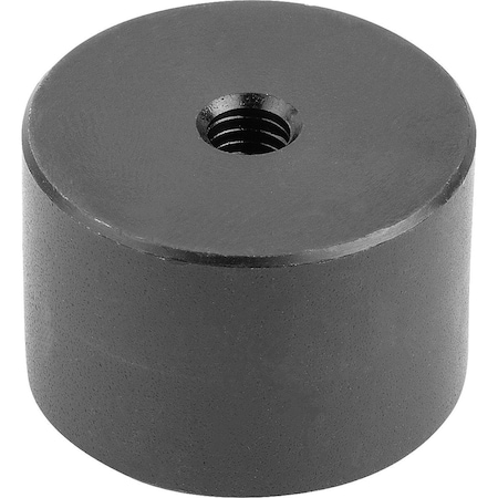 Kipp Pivot Bearing W. Threaded Pin, D=M06, D1=30, Steel  Black Oxidized K1507.3006X04